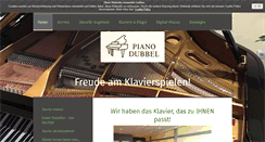 Desktop Screenshot of piano-dubbel.de
