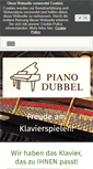 Mobile Screenshot of piano-dubbel.de