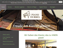 Tablet Screenshot of piano-dubbel.de